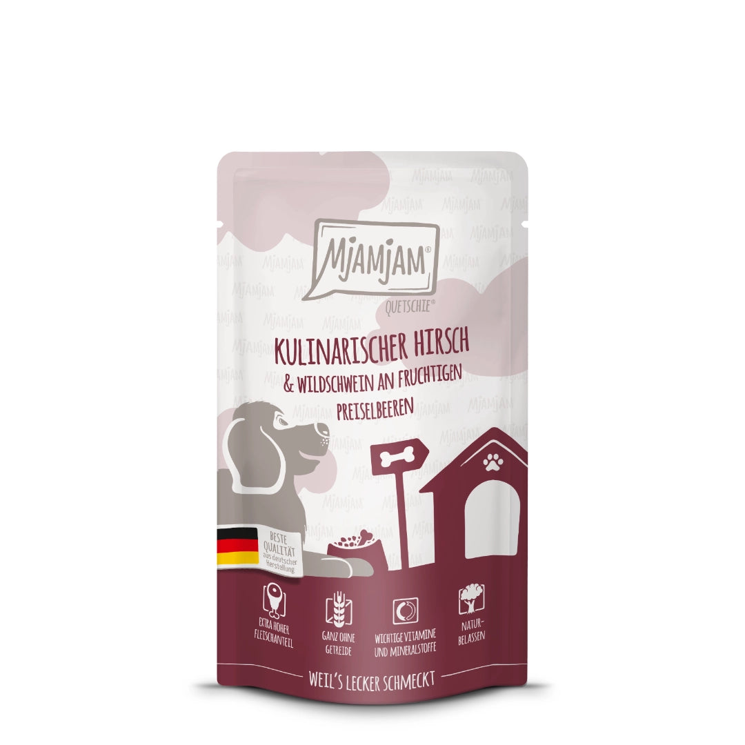 MjaMjaM Ciervo y Jabalí con Arándanos 125gr
