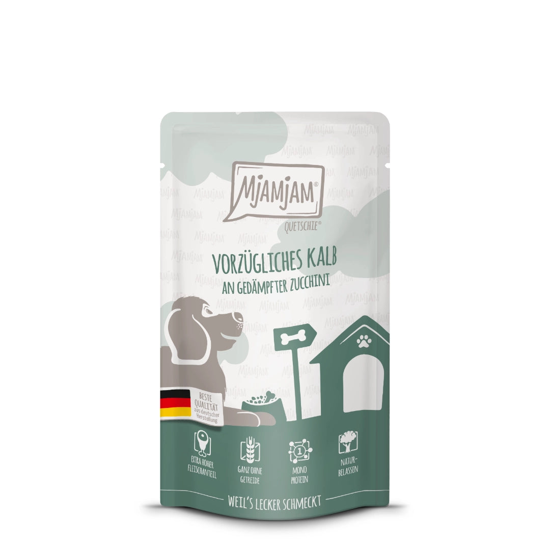 MjaMjaM Ternera con Calabacín al Vapor 125gr