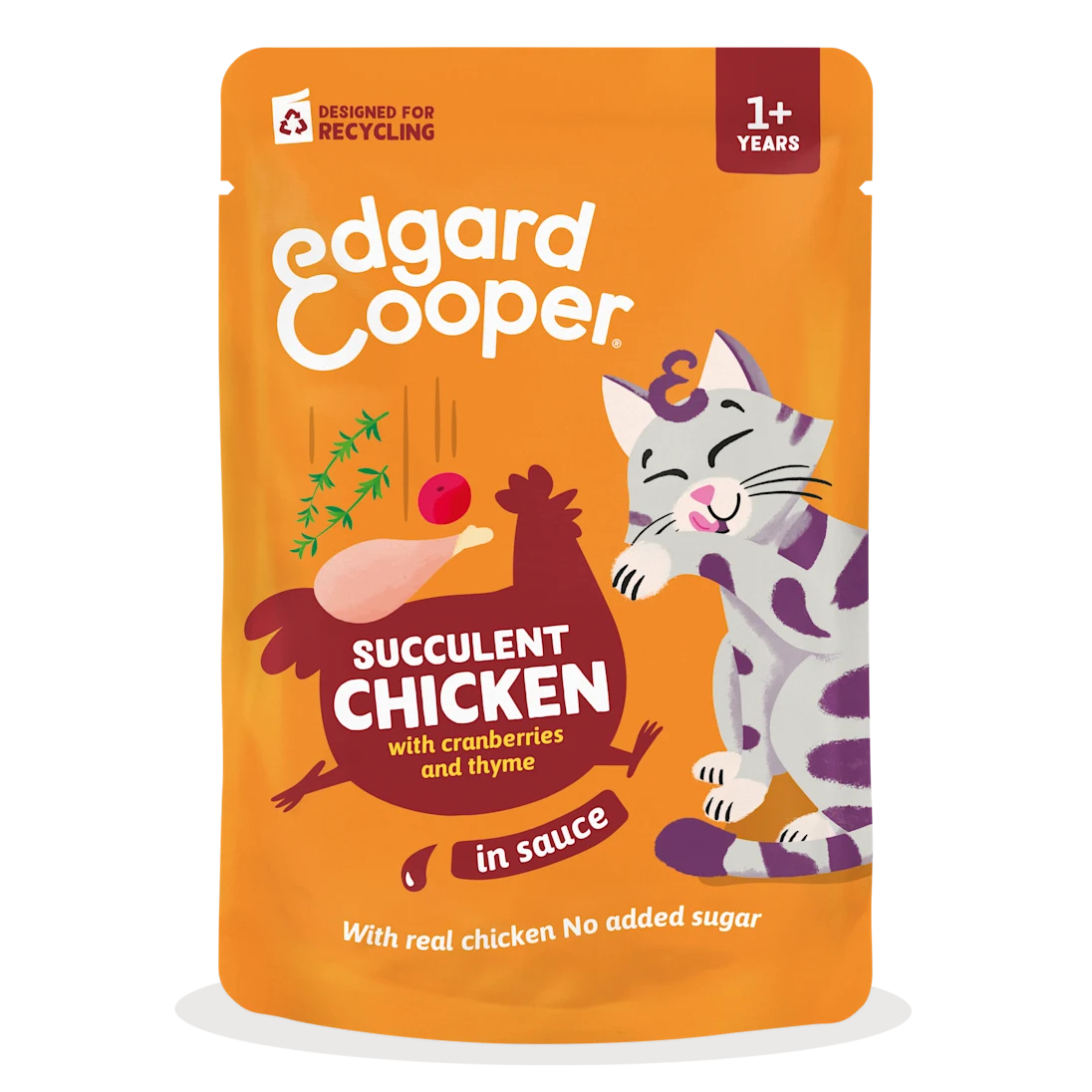 Edgard & Cooper Gato Pouch Adulto Pollo