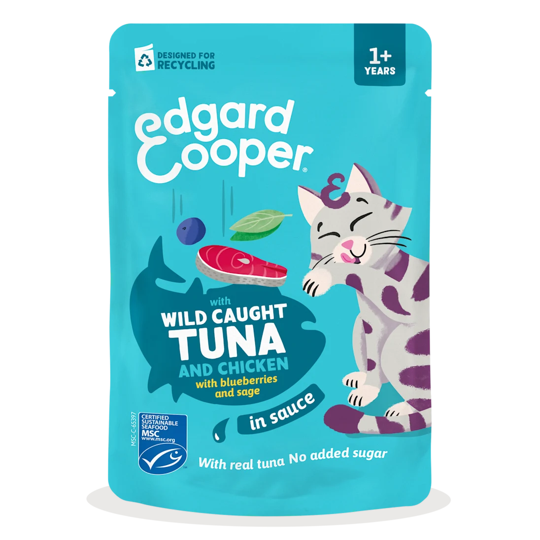 Edgard & Cooper Gato Pouch Adulto Atun & Pollo