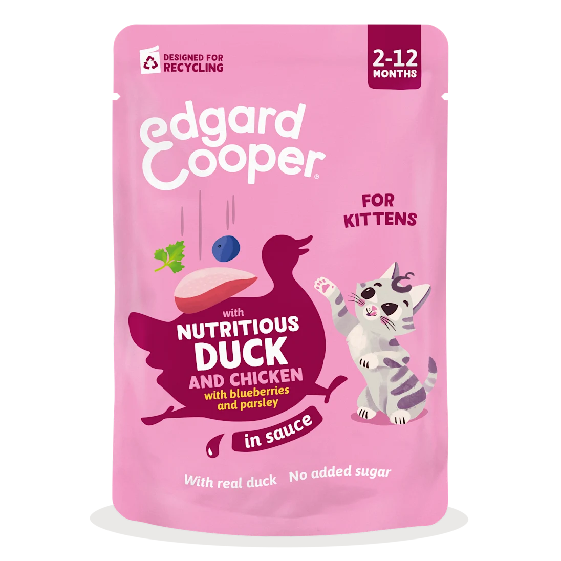 Edgard & Cooper Gato Pouch Kitten Pato & Pollo