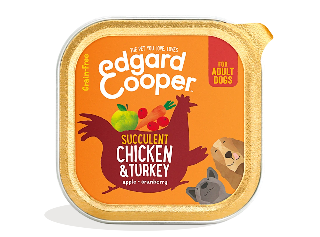 Edgard&Cooper Tarrina Pollo & Pavo