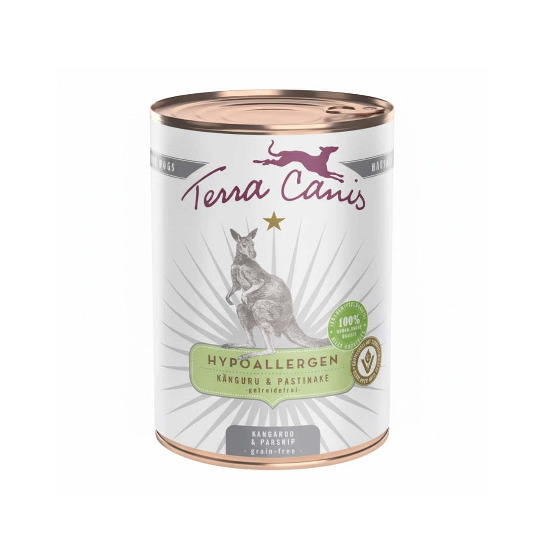 Terra Canis Hypoallergenic Canguro con Chirivía 400gr
