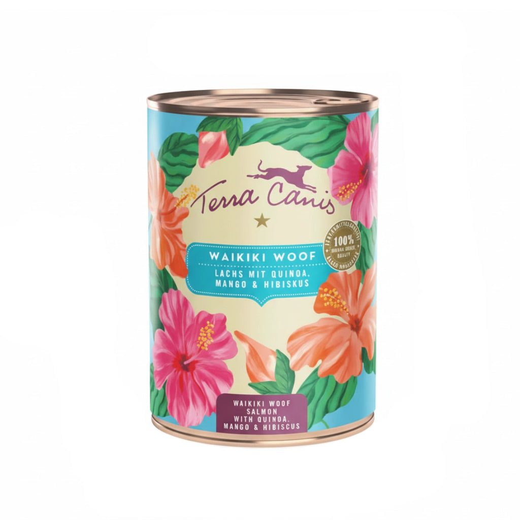 Terra Canis Waikiki Woof Salmón con Quinoa, Mango e Hibisco
