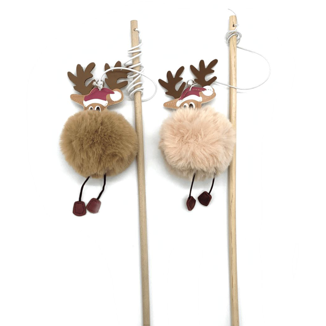 Caña con Peluche de Reno