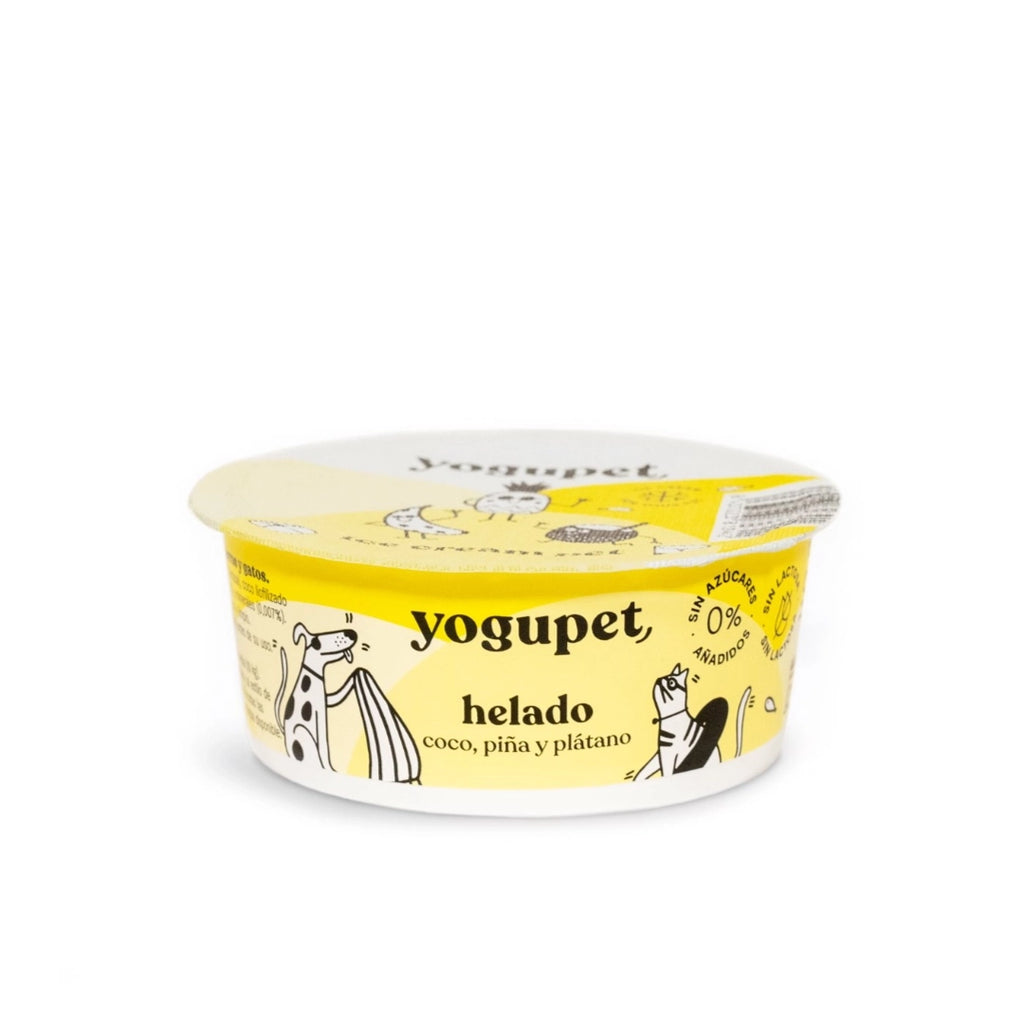 Yogupet Helado Coco Piña y Plátano