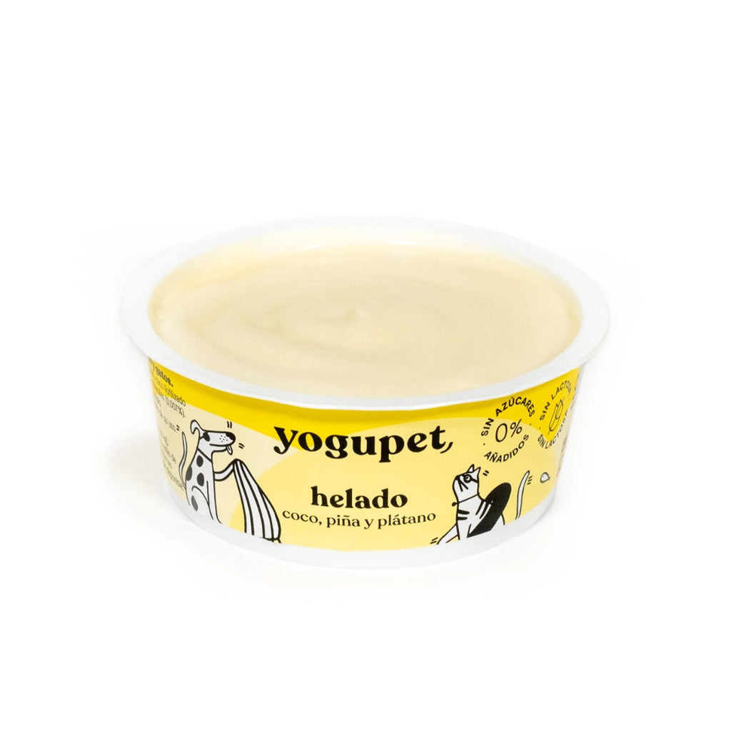 Yogupet Helado Coco Piña y Plátano