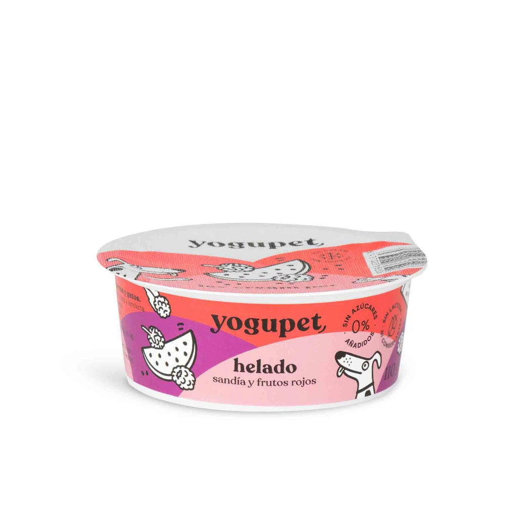 Yogupet Helado Sandía y Frutos Rojos