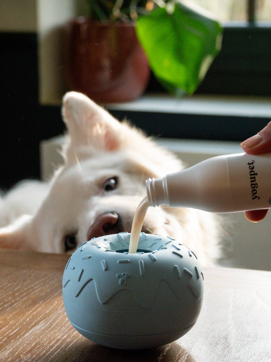 Juguete de ocupación para perro - Yoomy Donut - Azul