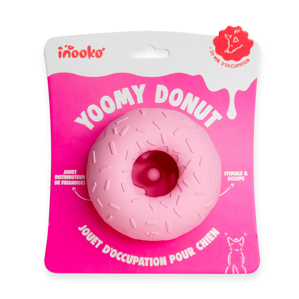 Juguete de ocupación para perro - Yoomy Donut - Rosa